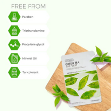 将图片加载到图库查看器,The Face Shop Real Nature Green Tea Face Mask (10 Sheets)