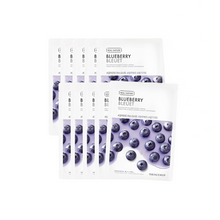 Load image into Gallery viewer, The Face Shop Real Nature Blueberry Face Mask (10 Sheets)
