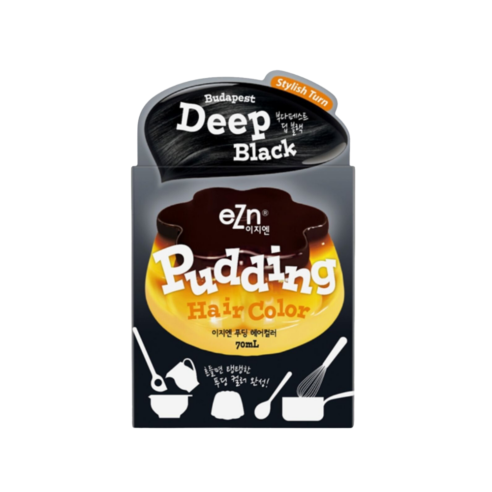 eZn Pudding Hair Colour- Budapest Deep Black