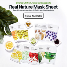 이미지를 갤러리 뷰어에 로드 , The Face Shop Real Nature Green Tea Face Mask (10 Sheets)
