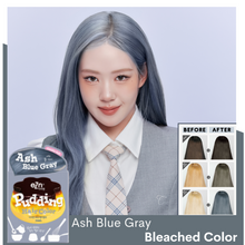 이미지를 갤러리 뷰어에 로드 , eZn Pudding Hair Colour- Ash Blue Gray
