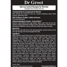 将图片加载到图库查看器，Dr. Groot Anti-Hair Loss Shampoo For Thin Hair - {{ shop.kloft.com.au}}
