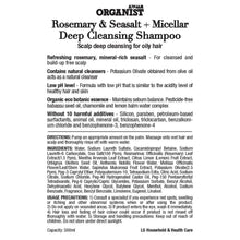 将图片加载到图库查看器，Organist Rosemary and Sea Salt Scalp Deep Cleansing Shampoo - {{ shop.kloft.com.au}}
